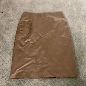 Ann Taylor petite size 2 metallic pencil skirt